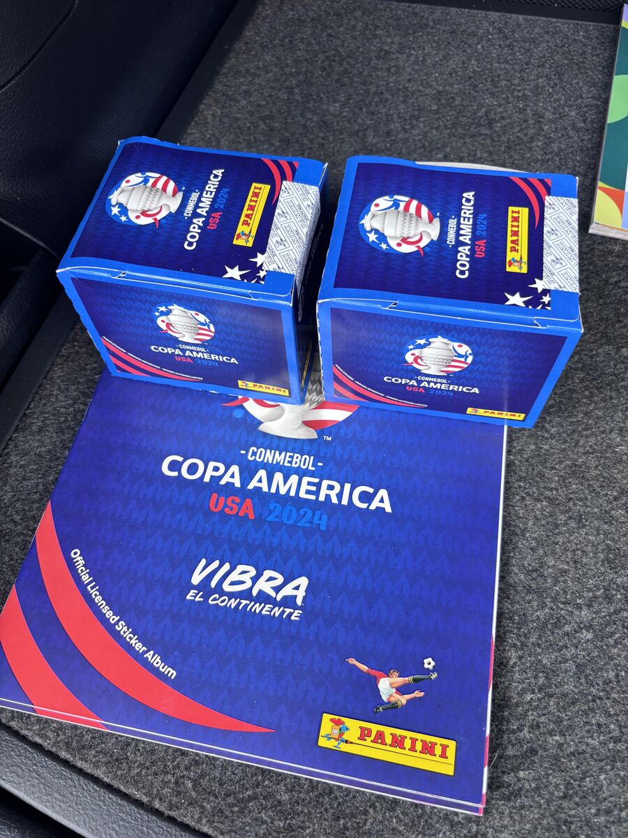 Copa America 2024 Cubo 50 Sobres + Album tapa suave